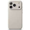 Etui Ringke Silicone Magnetic do iPhone 17 Pro – Stone (MagSafe) Szare